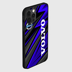 Чехол для iPhone 12 Pro Volvo - Синий спортивный, цвет: 3D-черный — фото 2