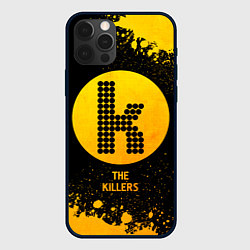 Чехол iPhone 12 Pro The Killers - gold gradient