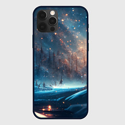 Чехол для iPhone 12 Pro Сказочный лес, цвет: 3D-черный