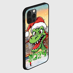 Чехол для iPhone 12 Pro Зеленый летун, цвет: 3D-черный — фото 2