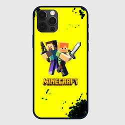 Чехол iPhone 12 Pro Minecraft главные персонажи