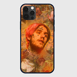 Чехол для iPhone 12 Pro Lil Peep розы, цвет: 3D-черный