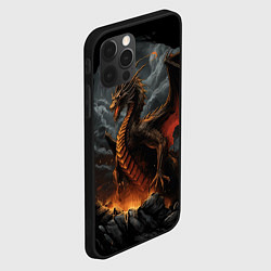 Чехол для iPhone 12 Pro Дракон метельных бурь, цвет: 3D-черный — фото 2