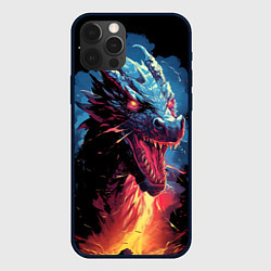Чехол iPhone 12 Pro Дракон зимнего волшебства 2024