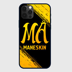 Чехол iPhone 12 Pro Maneskin - gold gradient