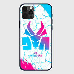 Чехол iPhone 12 Pro Die Antwoord neon gradient style