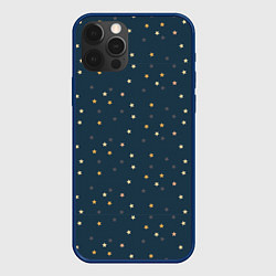 Чехол для iPhone 12 Pro Ночное, цвет: 3D-тёмно-синий