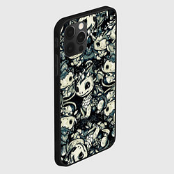 Чехол для iPhone 12 Pro Патерн милых драконов и ёлок, цвет: 3D-черный — фото 2