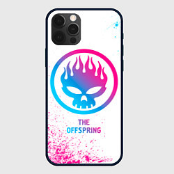 Чехол для iPhone 12 Pro The Offspring neon gradient style, цвет: 3D-черный