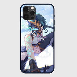 Чехол iPhone 12 Pro Genshin Impact Сяо Xiao Mask