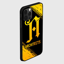 Чехол для iPhone 12 Pro Architects - gold gradient, цвет: 3D-черный — фото 2