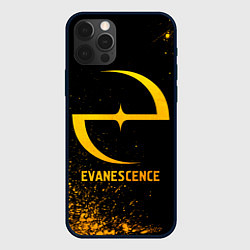 Чехол iPhone 12 Pro Evanescence - gold gradient