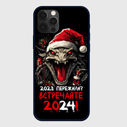 Чехол для iPhone 12 Pro Пережили 2023, цвет: 3D-черный