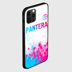 Чехол для iPhone 12 Pro Pantera neon gradient style посередине, цвет: 3D-черный — фото 2