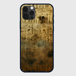 Чехол для iPhone 12 Pro Древний папирус, цвет: 3D-черный