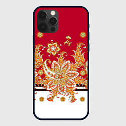 Чехол iPhone 12 Pro Сказочный цветочный узор