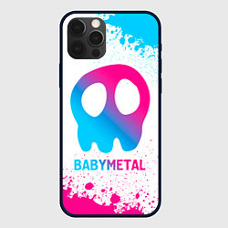 Чехол iPhone 12 Pro Babymetal neon gradient style