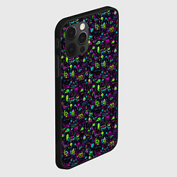 Чехол для iPhone 12 Pro Принт в стиле киберпанк, цвет: 3D-черный — фото 2