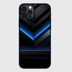 Чехол iPhone 12 Pro Оттенки синего абстракция