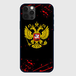 Чехол iPhone 12 Pro Краски Россия герб