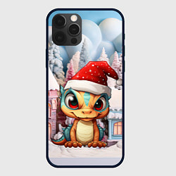 Чехол для iPhone 12 Pro Маленький дракончик 2024 год, цвет: 3D-черный