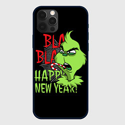 Чехол iPhone 12 Pro Grinch - happy New Year