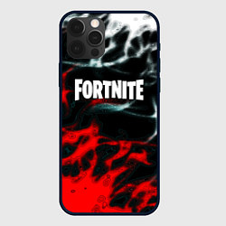Чехол iPhone 12 Pro Fortnite flame abstract