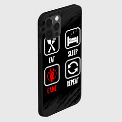 Чехол для iPhone 12 Pro Eat, sleep, Dead Space, repeat, цвет: 3D-черный — фото 2