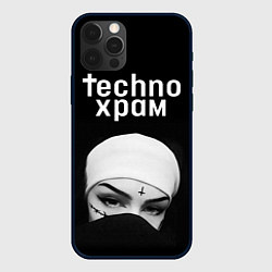 Чехол iPhone 12 Pro Techno храм монашка в маске