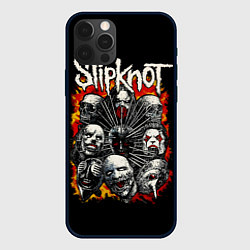 Чехол iPhone 12 Pro Slipknot метал-группа