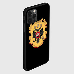 Чехол для iPhone 12 Pro Имперский герб символкика, цвет: 3D-черный — фото 2
