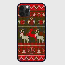 Чехол iPhone 12 Pro Рождественский орнамент