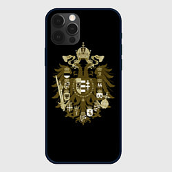 Чехол для iPhone 12 Pro Герб РФ старославянский, цвет: 3D-черный