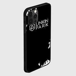 Чехол для iPhone 12 Pro Linkin Park рок бенд, цвет: 3D-черный — фото 2