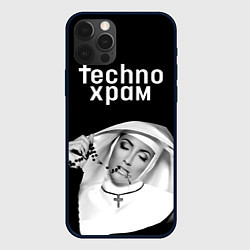 Чехол iPhone 12 Pro Techno храм монашка и четки с крестиком