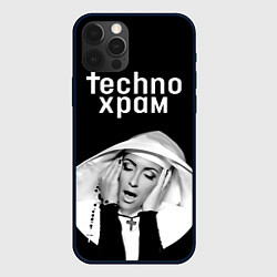 Чехол iPhone 12 Pro Techno храм эмоциональная монашка