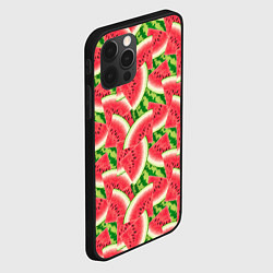 Чехол для iPhone 12 Pro Дольки сладкого арбуза, цвет: 3D-черный — фото 2