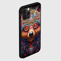 Чехол для iPhone 12 Pro Фэнтази медведь, цвет: 3D-черный — фото 2