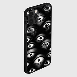 Чехол для iPhone 12 Pro Глазастик, цвет: 3D-черный — фото 2