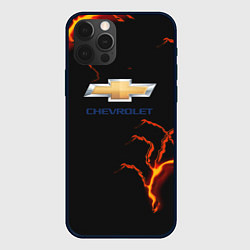 Чехол iPhone 12 Pro Chevrolet лого шторм