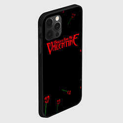 Чехол для iPhone 12 Pro Bullet for my valentine rose album, цвет: 3D-черный — фото 2