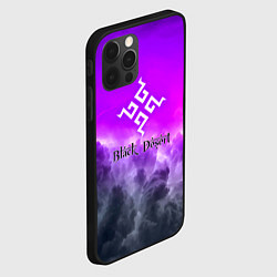 Чехол для iPhone 12 Pro Black desert mmorpg steel abstraction, цвет: 3D-черный — фото 2
