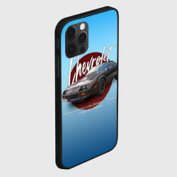 Чехол для iPhone 12 Pro Американский маслкар Chevrolet Camaro третьего пок, цвет: 3D-черный — фото 2