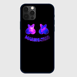 Чехол для iPhone 12 Pro Маршмелло клубная музыка, цвет: 3D-черный
