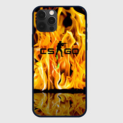Чехол iPhone 12 Pro Counter Strike go - flame