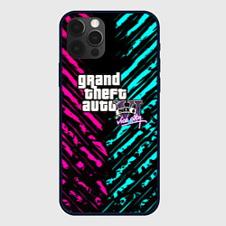 Чехол для iPhone 12 Pro GTA6 vice city game, цвет: 3D-черный