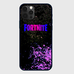 Чехол iPhone 12 Pro Fortnite неоновый краски