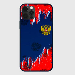 Чехол iPhone 12 Pro Россия спорт краски текстура