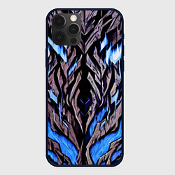 Чехол iPhone 12 Pro Камень и синий огонь