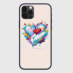 Чехол iPhone 12 Pro Пара сердец